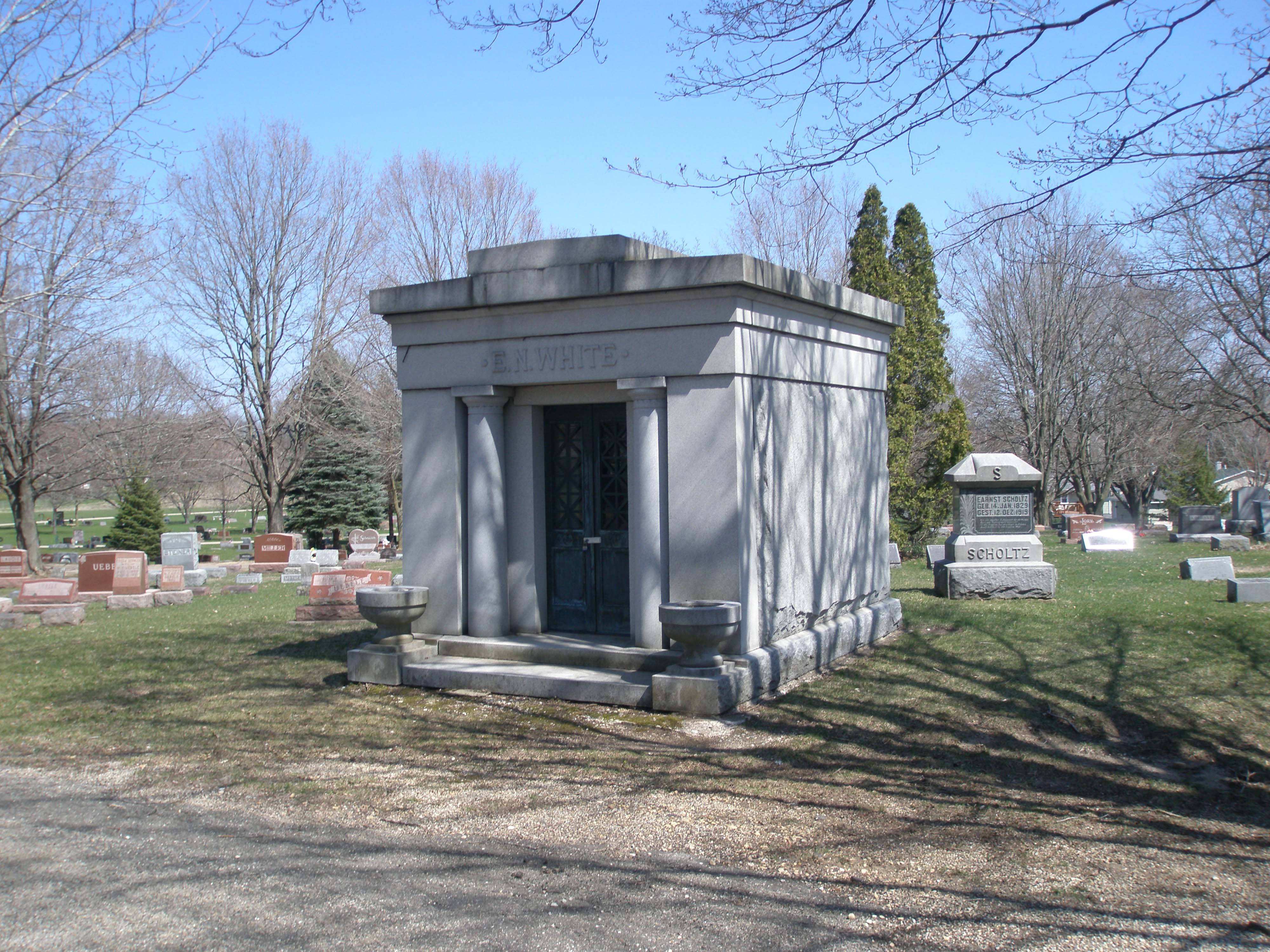 White mausoleum